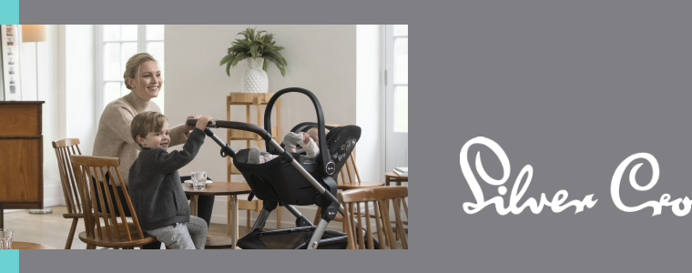 Siège auto nouveau-né Silver Cross DREAM I-SIZE–> 249.00€.