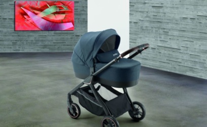 Pratic combiné Trio (châssis + nacelle + bloc poussette + couvre jambes + habillage pluie + sac nursery + siège nouveau né GR « 0 »)–> 599,00€